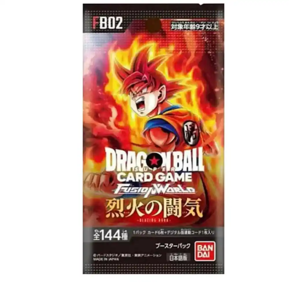 Dragon Ball Super Card Game: Fusion World FB02 – Blazing Aura Booster Pack (English)