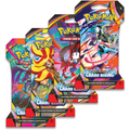 Pokémon TCG: Mega Evolution - Chaos Rising Sleeved Booster Pack Art Set - 4 Packs - English Version