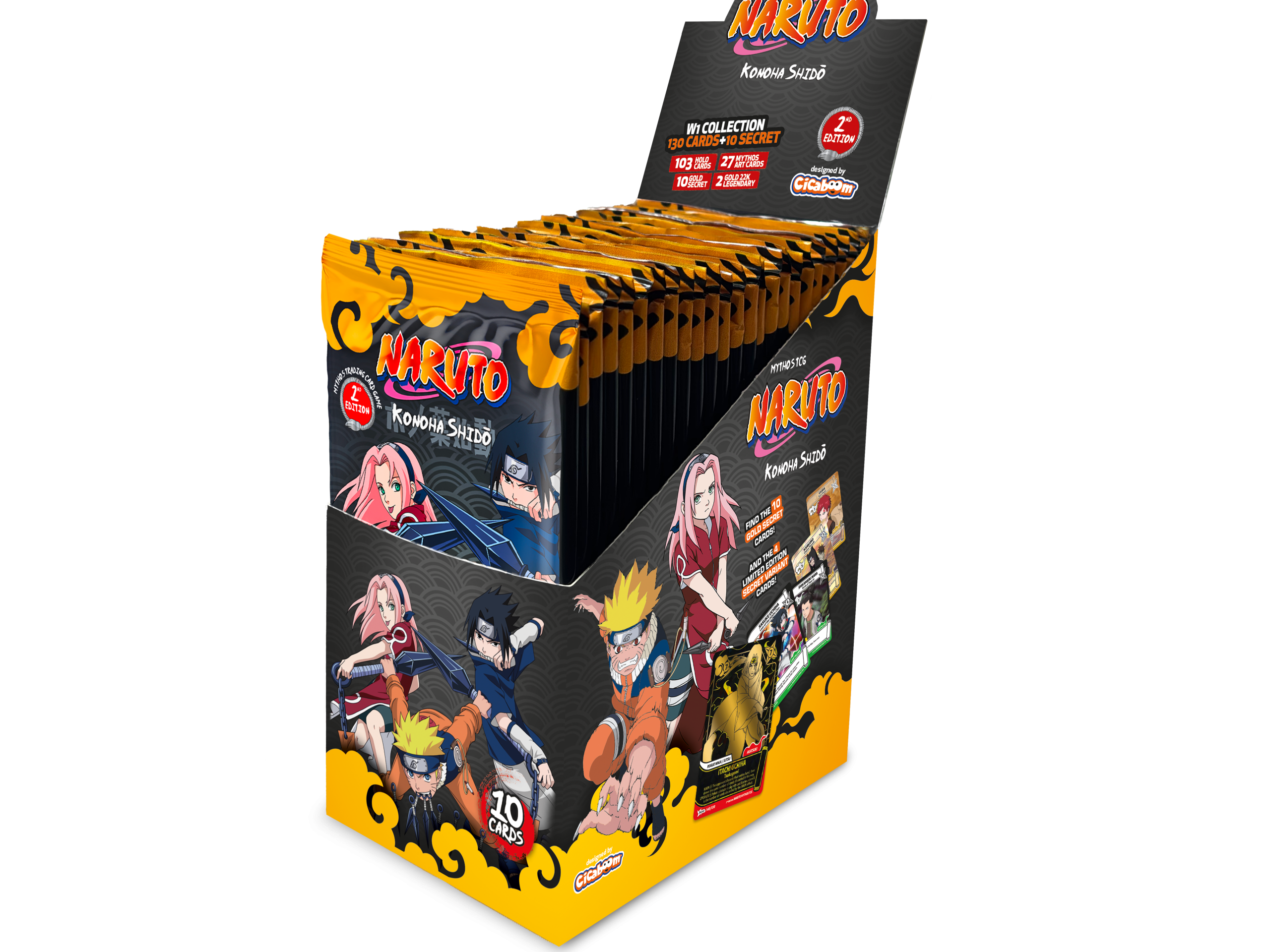 Naruto Mythos TCG – Set 1 Konoha Shidō: 2nd Edition Booster Box(English)